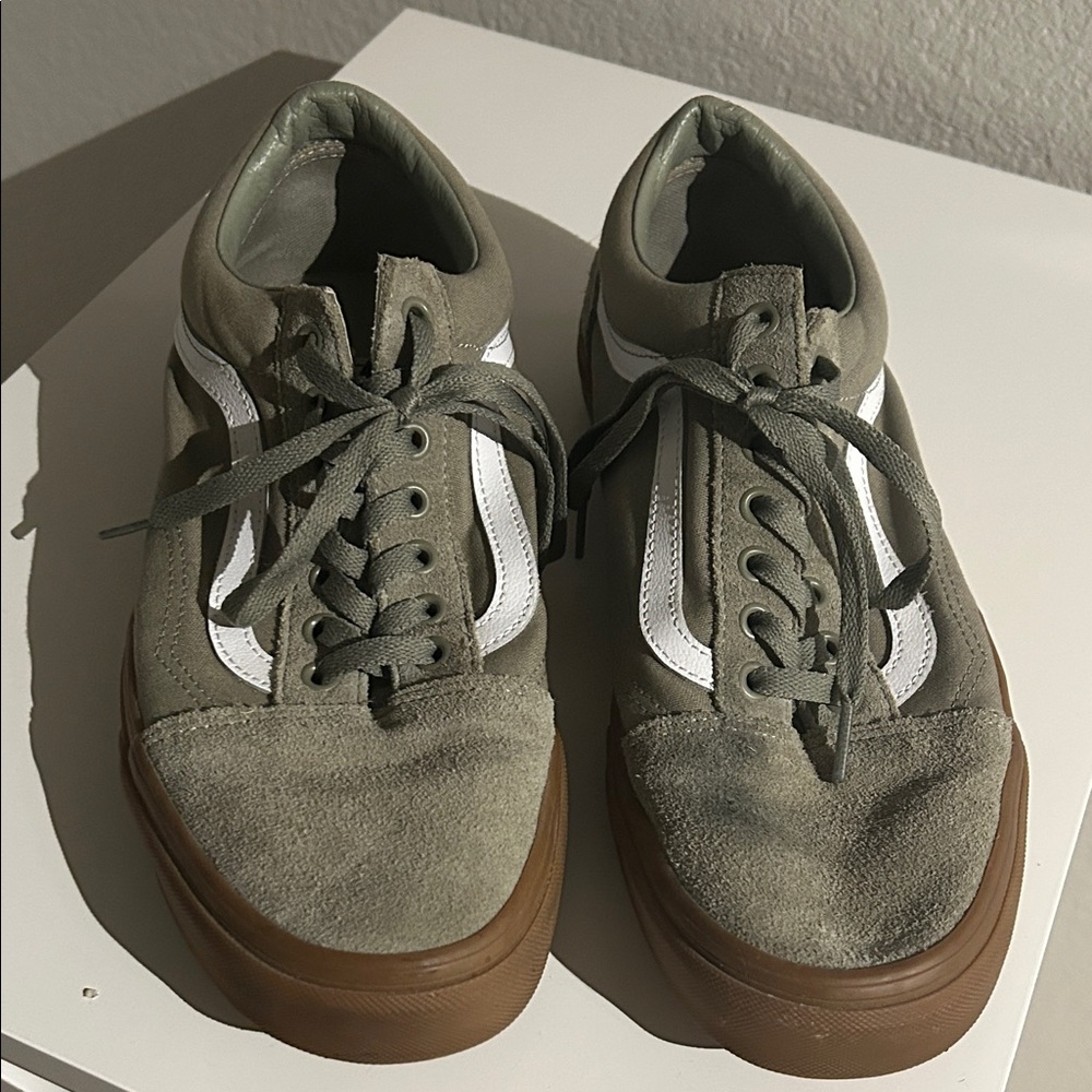 Vans Men's Olive Sneakers